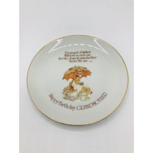 Vintage Lasting Memories Holly Hobbie Happy Birthday Grandmother porcelain plate